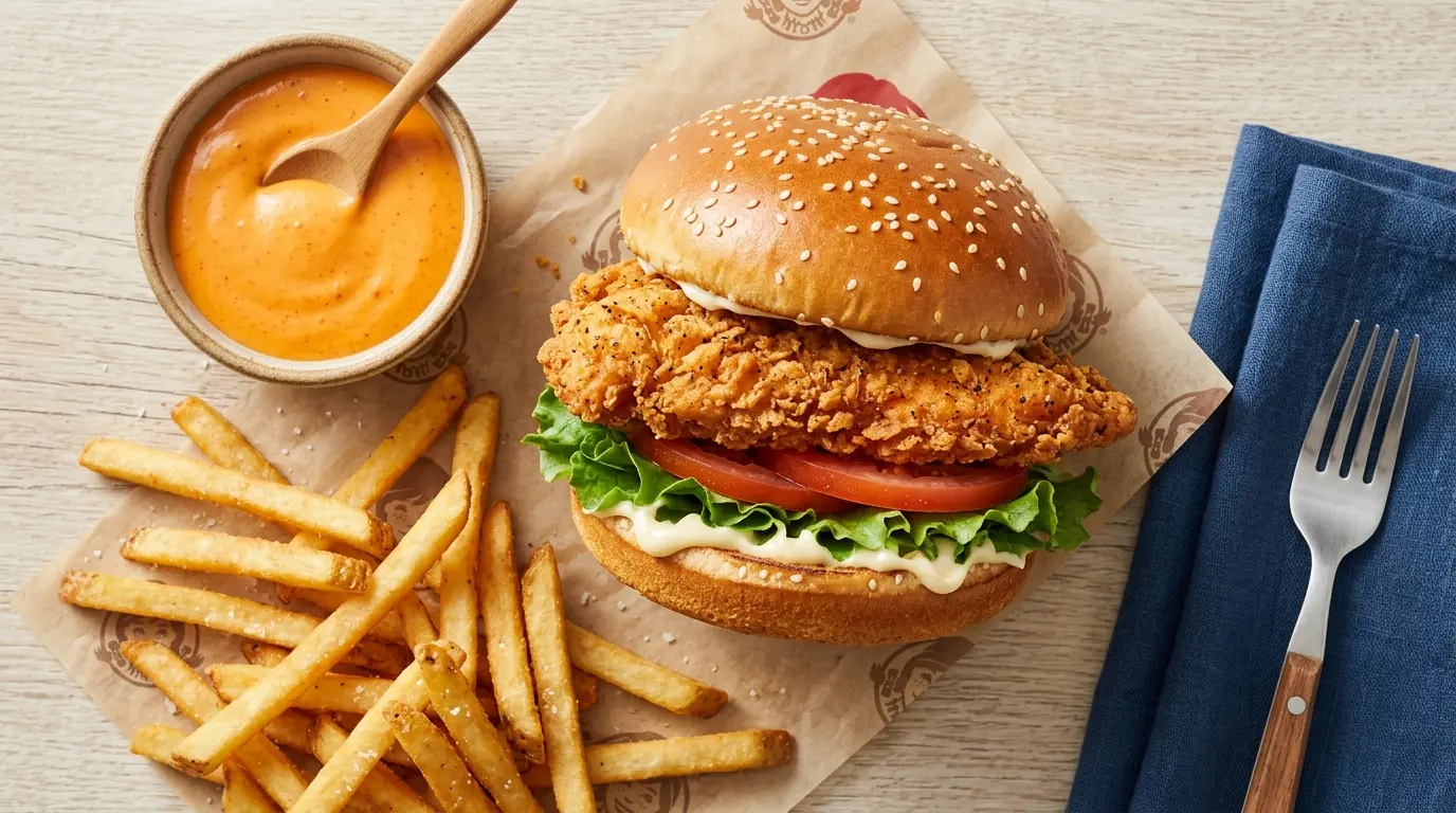 Wendy's Spicy Chicken Sandwich Recipe