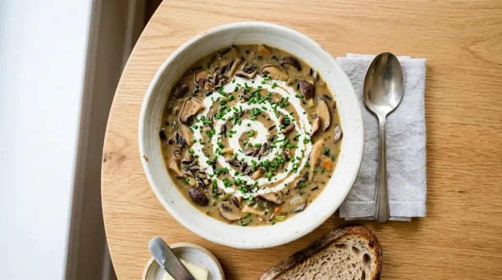 Wild Rice and Mushroom Soup Recipe