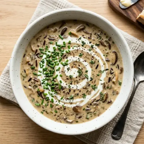 Wild Rice and Mushroom Soup Recipe