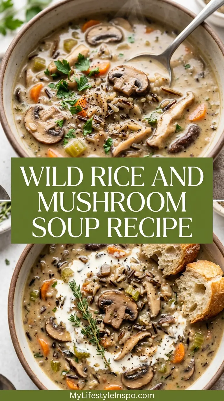 Wild Rice and Mushroom Soup Recipe