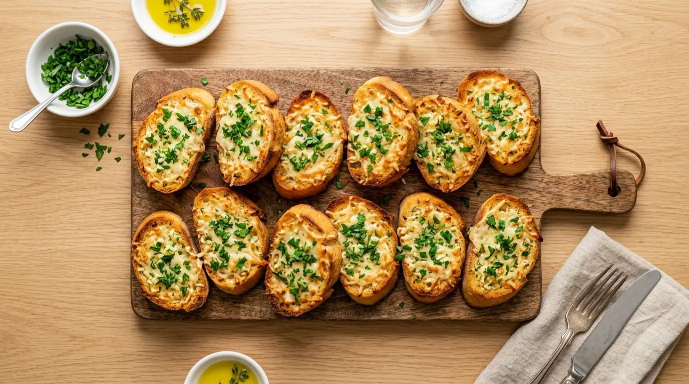 Air Fryer Garlic Bread Recipe