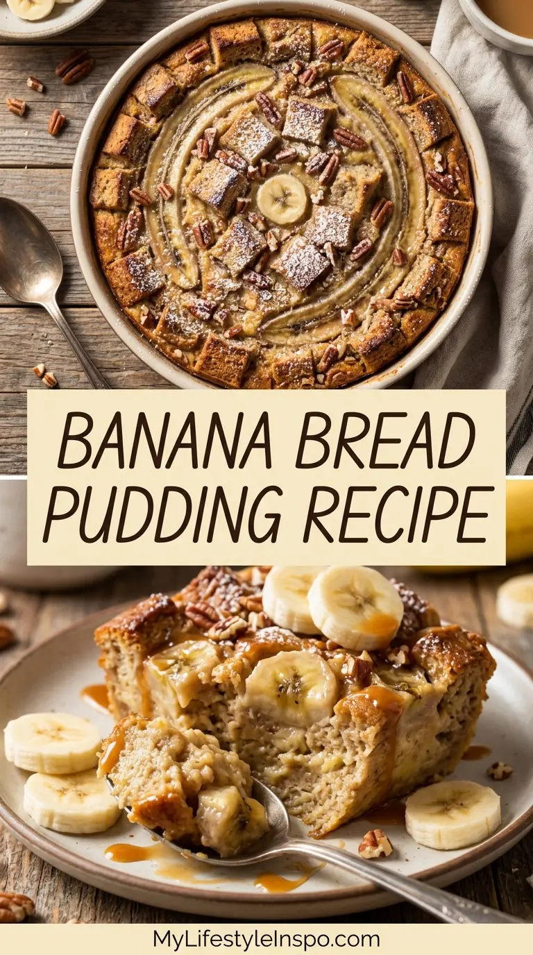 Banana Bread Pudding Recipe