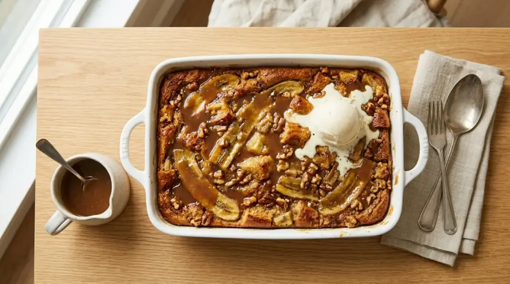Banana Bread Pudding Recipe