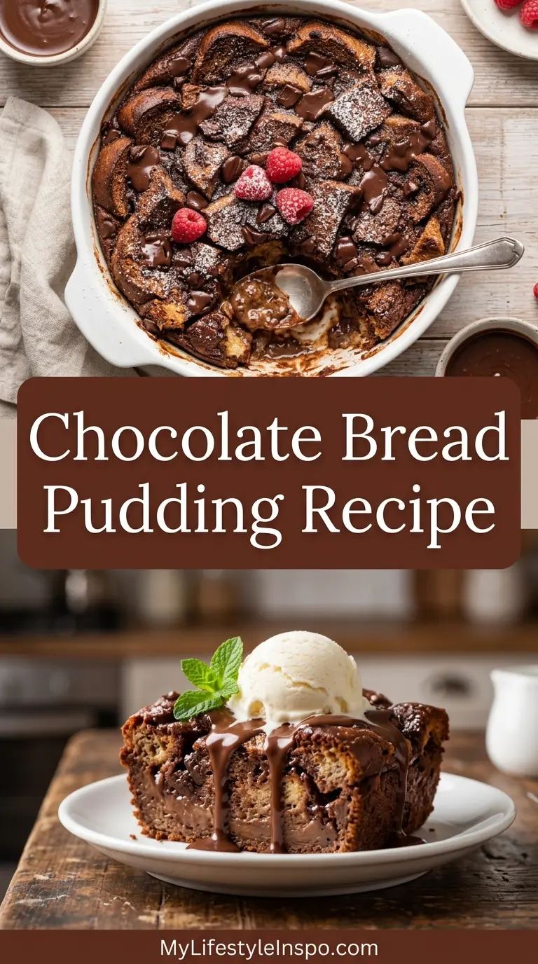 Chocolate Bread Pudding Recipe