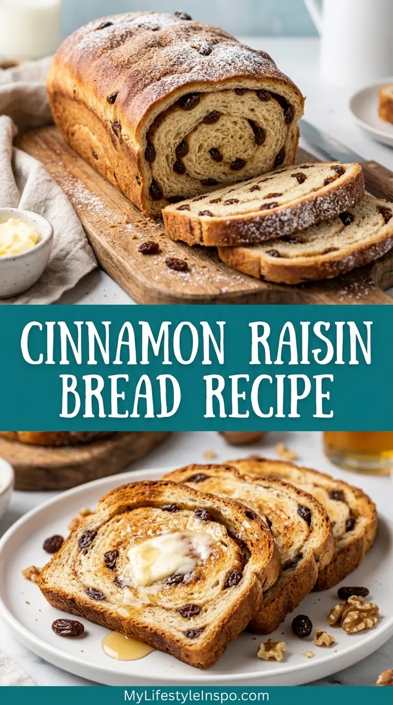 Cinnamon Raisin Bread Recipe