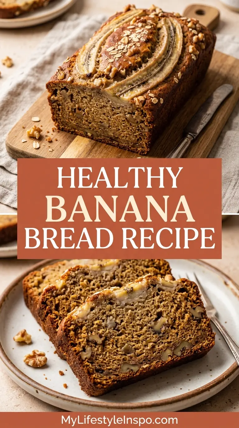Healthy Banana Bread Recipe