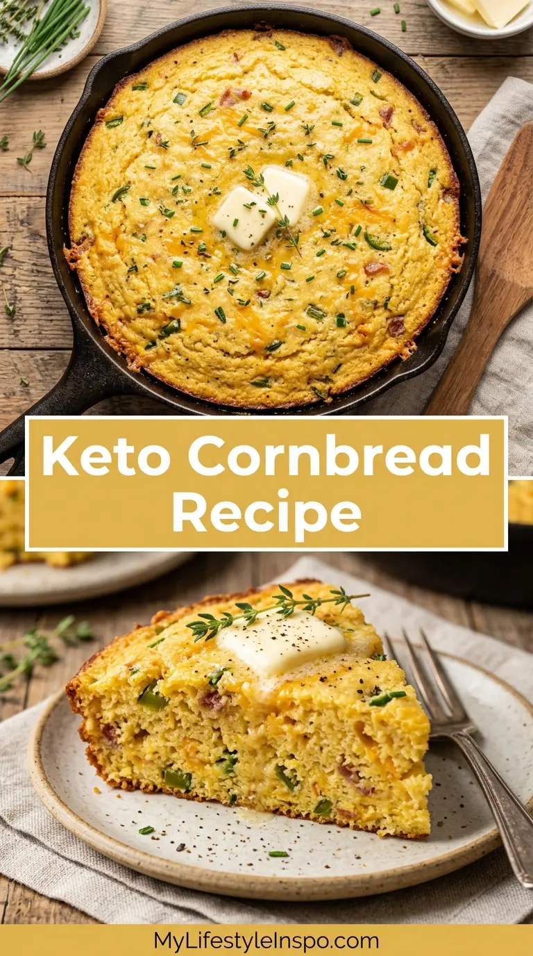 Keto Cornbread Recipe