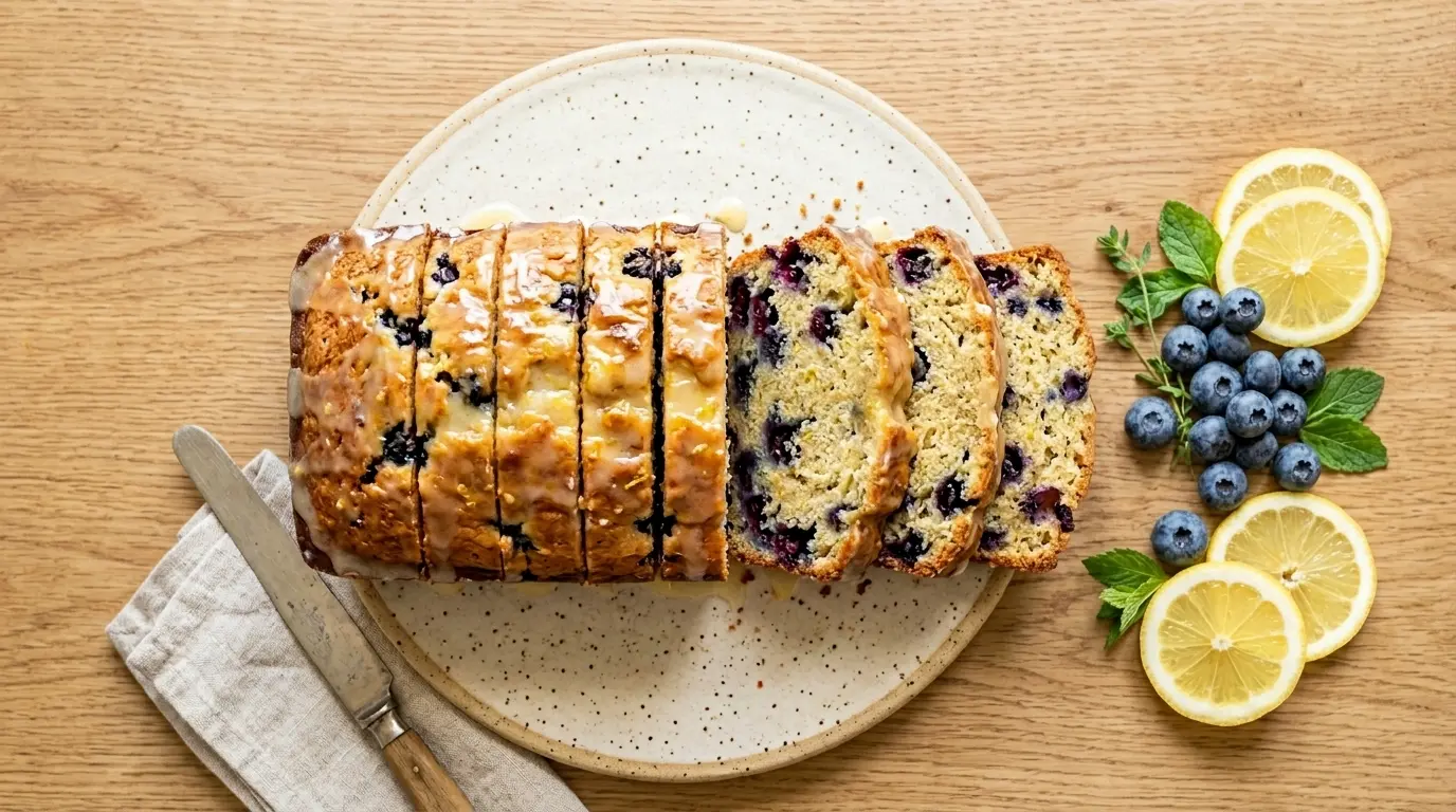 Lemon Blueberry Bread Recipe