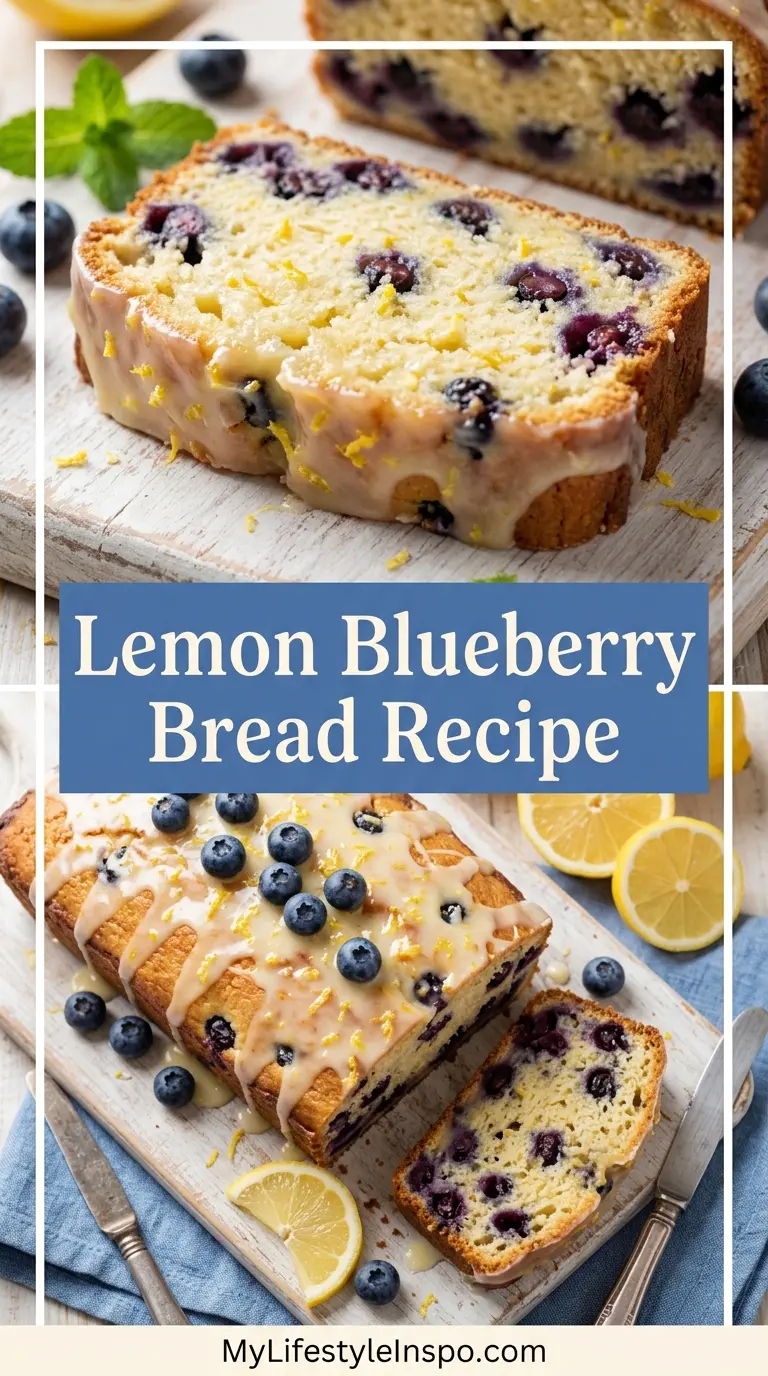 Lemon Blueberry Bread Recipe