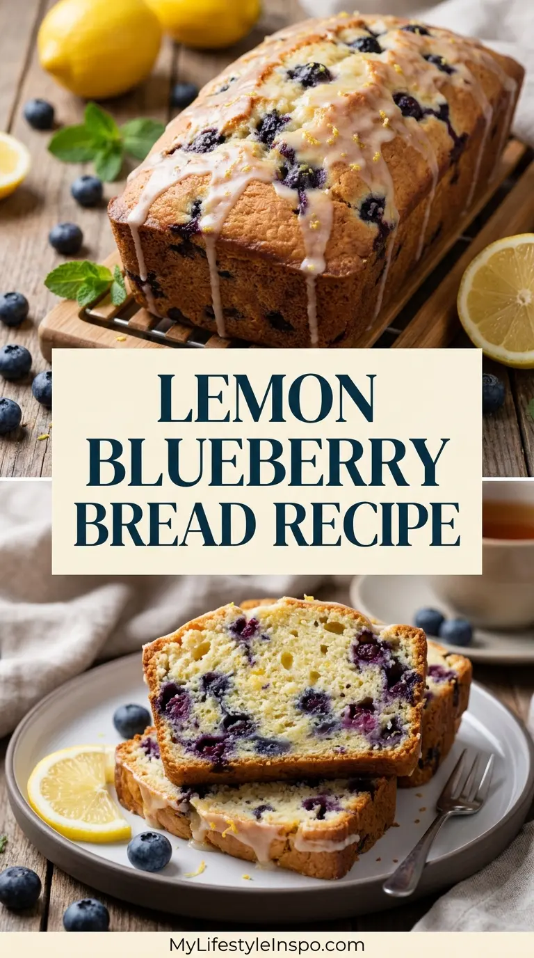 Lemon Blueberry Bread Recipe