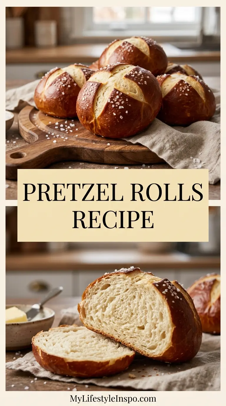 Pretzel Rolls Recipe
