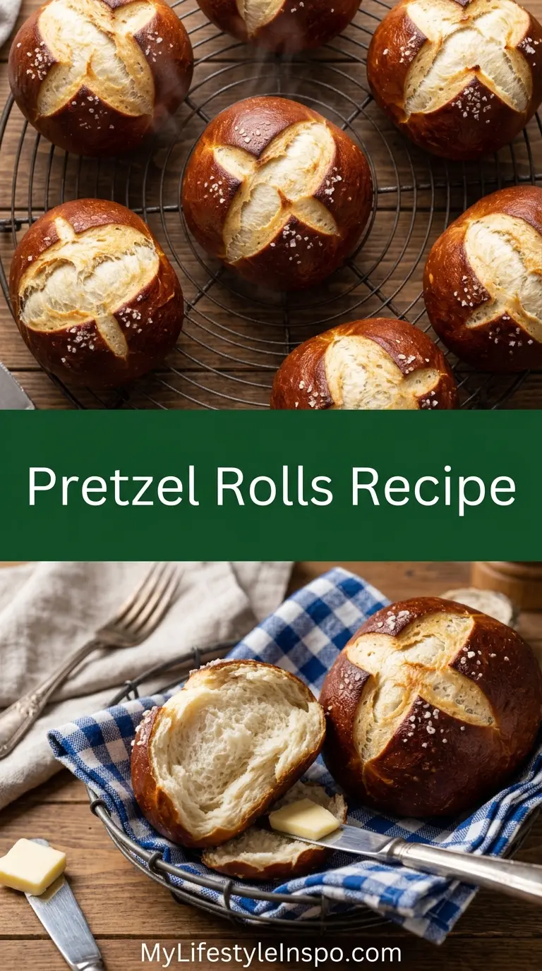 Pretzel Rolls Recipe