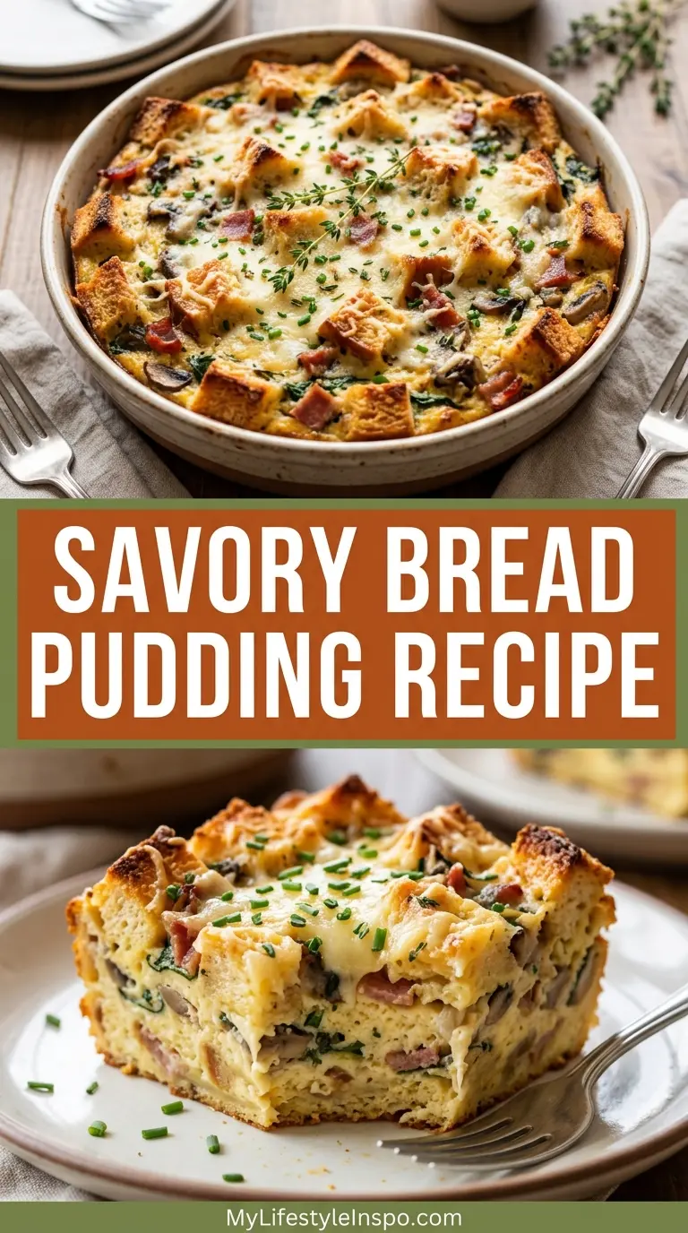 Savory Bread Pudding Recipe