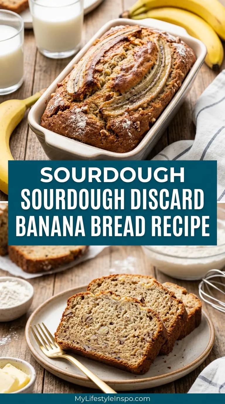 Sourdough Discard Banana Bread Recipe