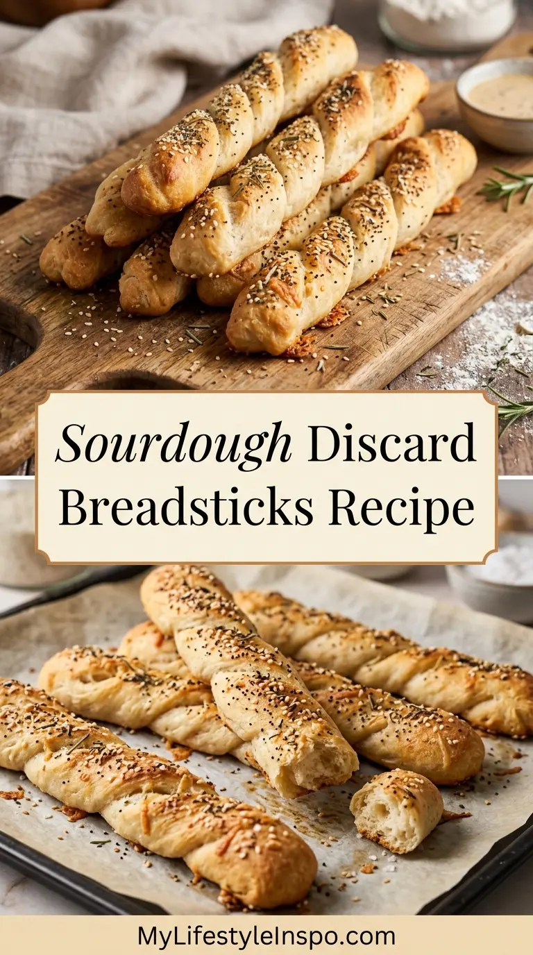 Sourdough Discard Breadsticks Recipe