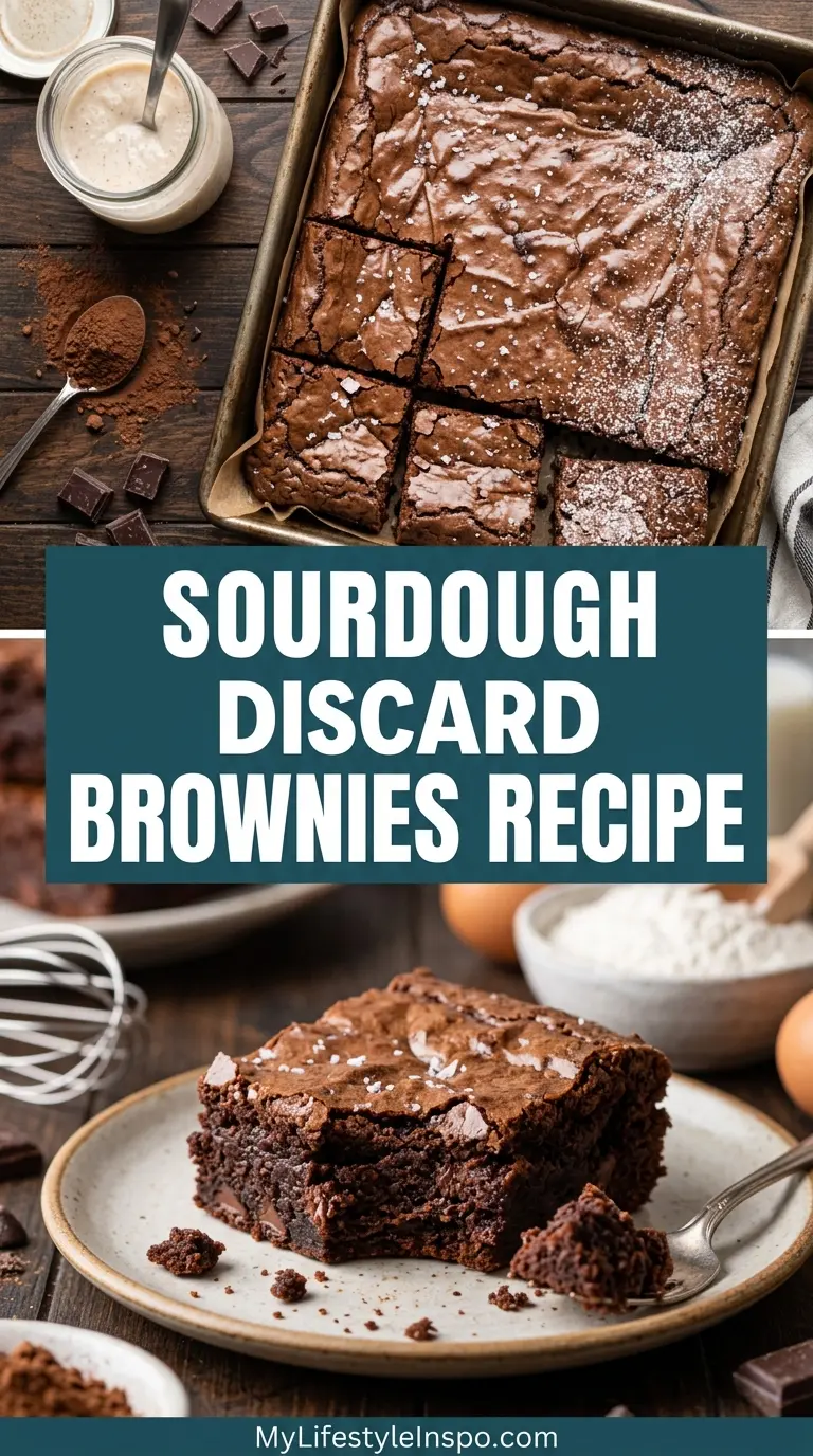 Sourdough Discard Brownies Recipe
