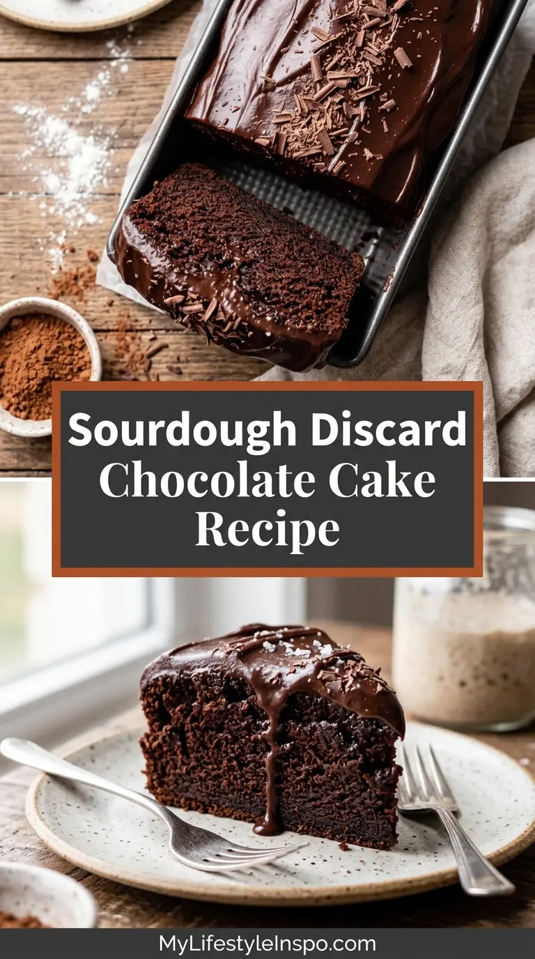 Sourdough Discard Chocolate Cake Recipe