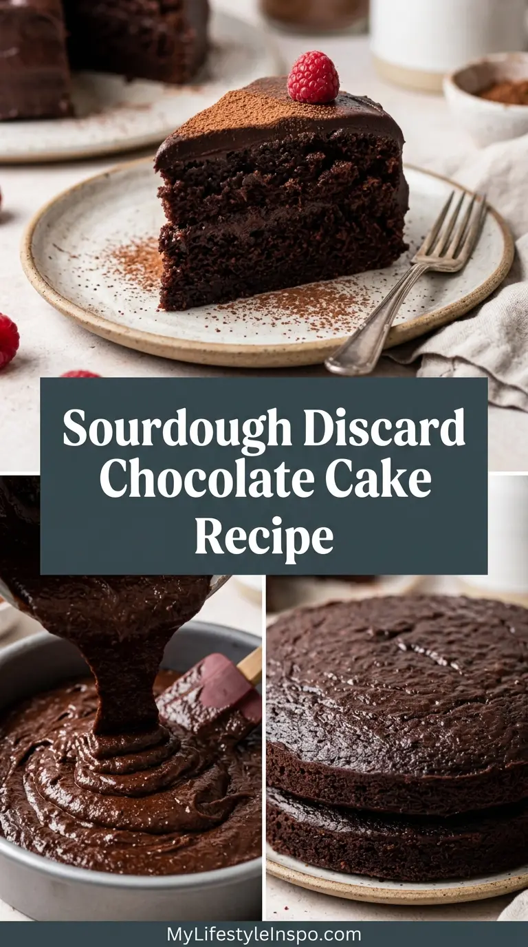 Sourdough Discard Chocolate Cake Recipe