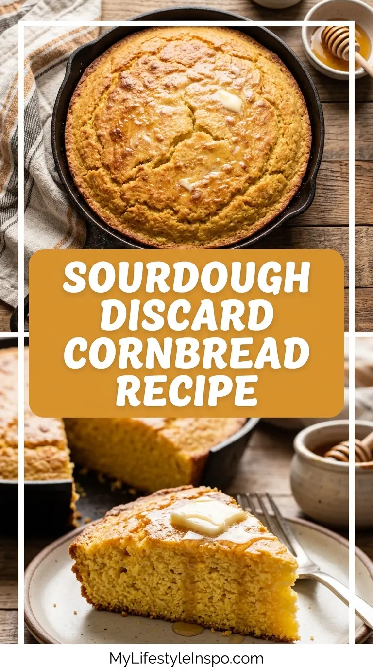 Sourdough Discard Cornbread Recipe