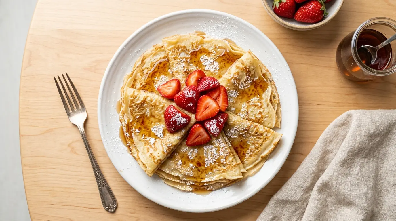 Sourdough Discard Crepes Recipe