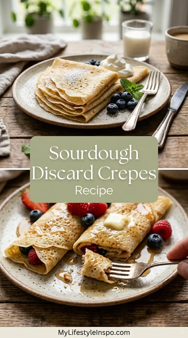 Sourdough Discard Crepes Recipe