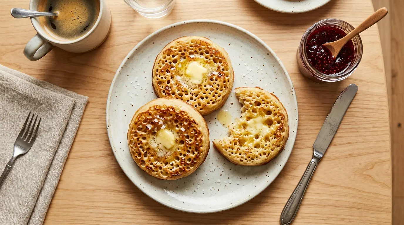 Sourdough Discard Crumpets Recipe