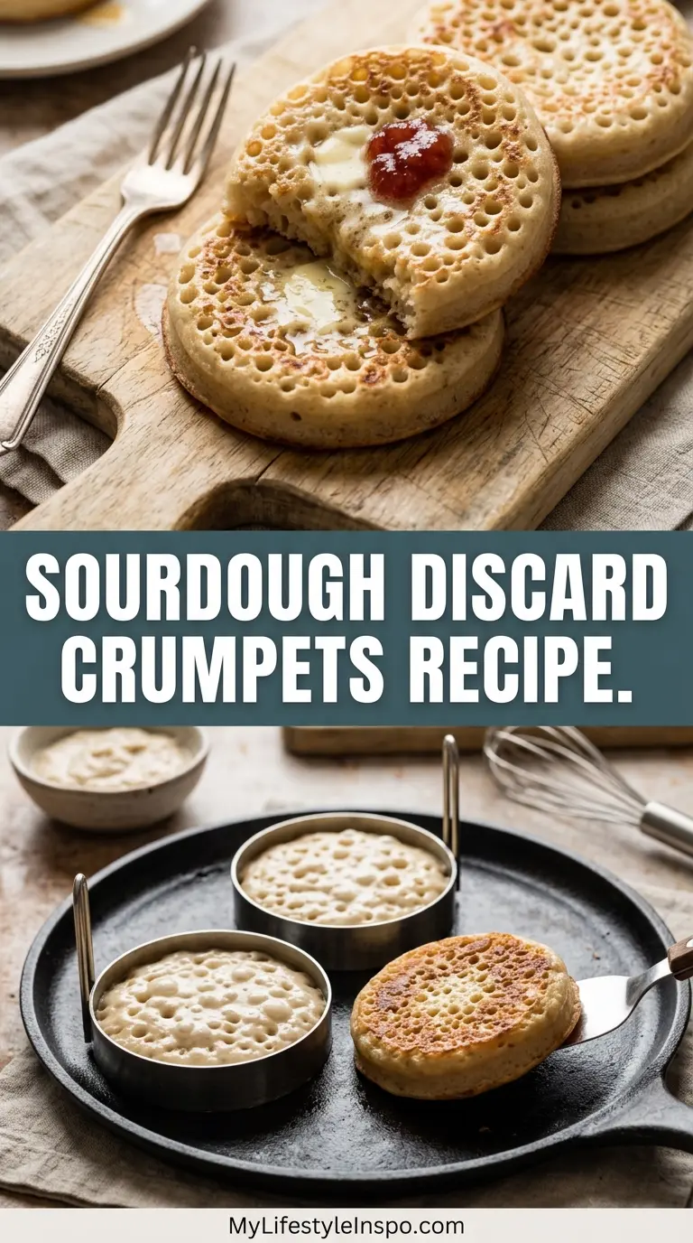 Sourdough Discard Crumpets Recipe