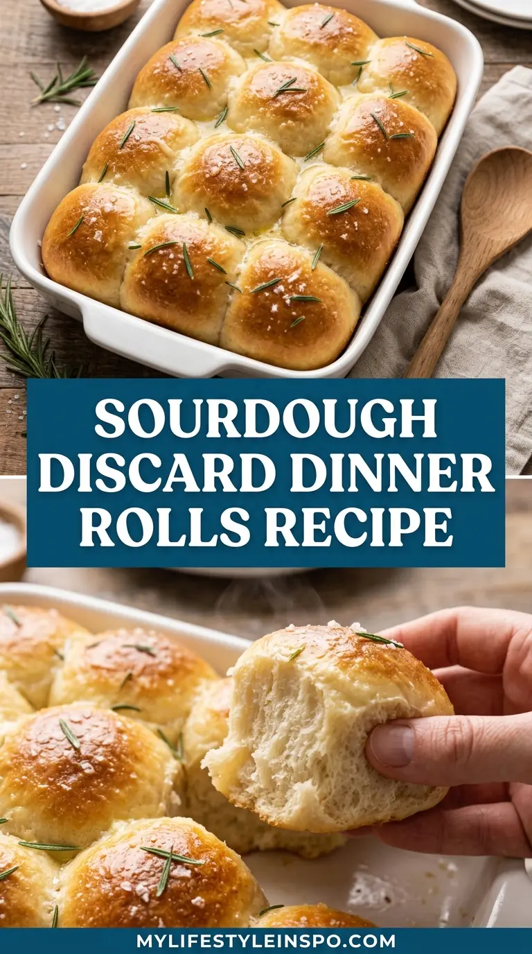 Sourdough Discard Dinner Rolls Recipe