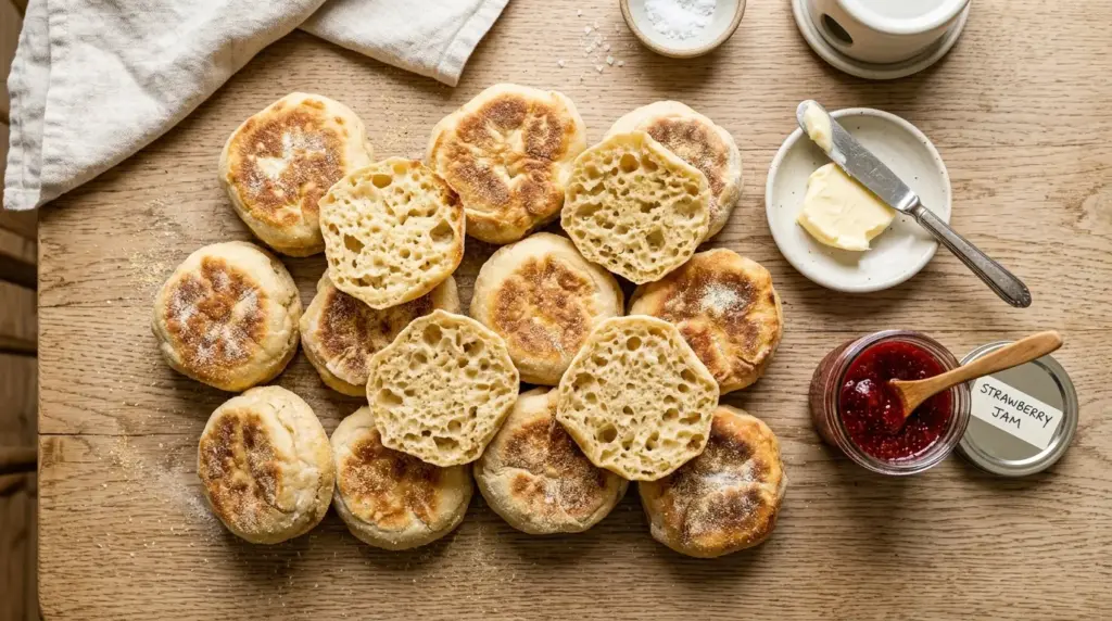 Sourdough Discard English Muffins Recipe