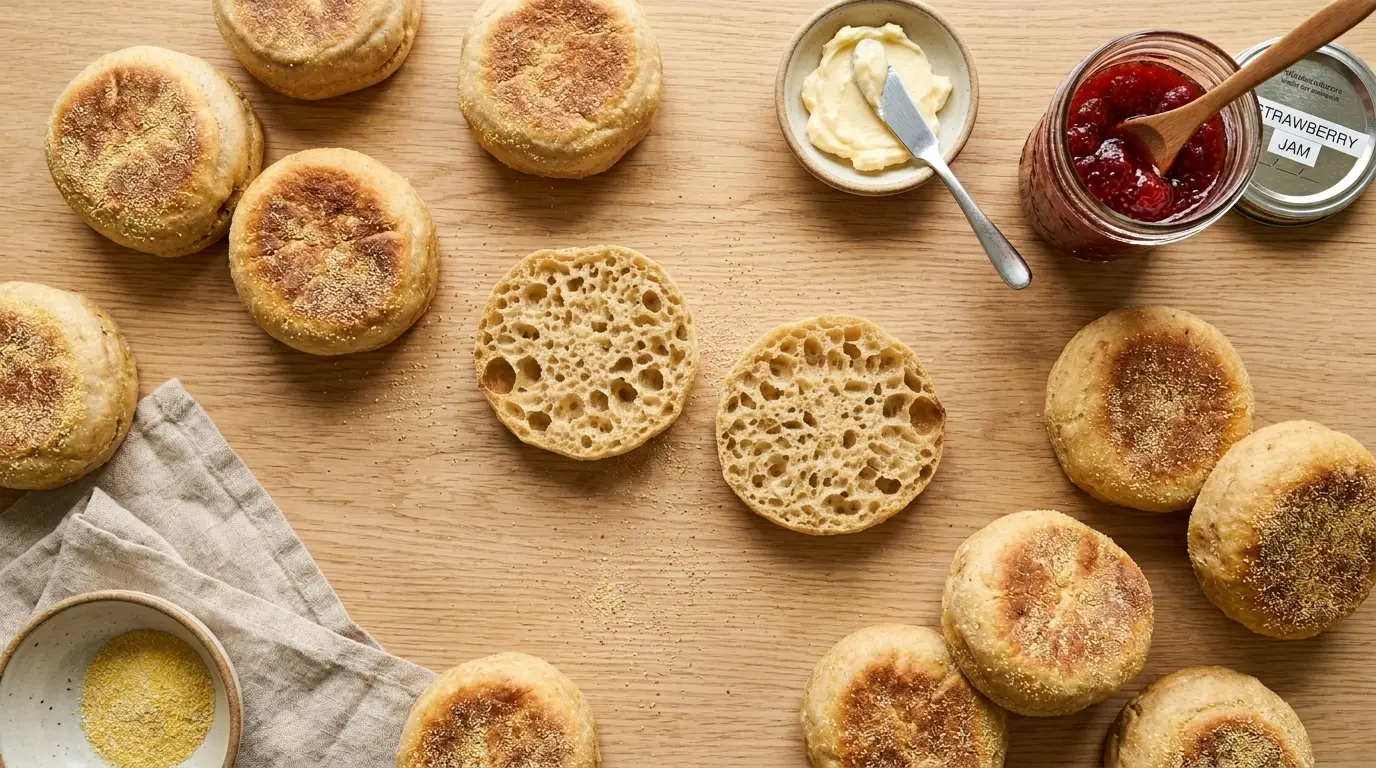 Sourdough Discard English Muffins Recipe