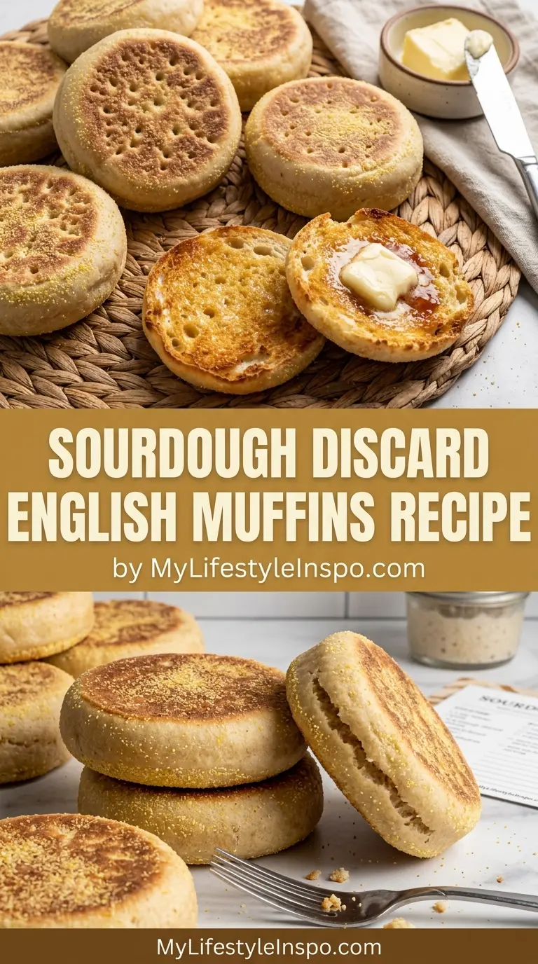 Sourdough Discard English Muffins Recipe