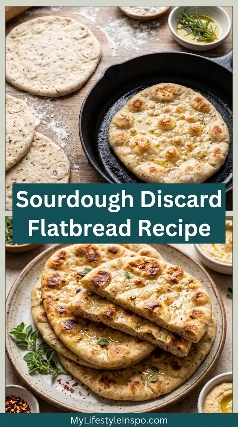 Sourdough Discard Flatbread Recipe