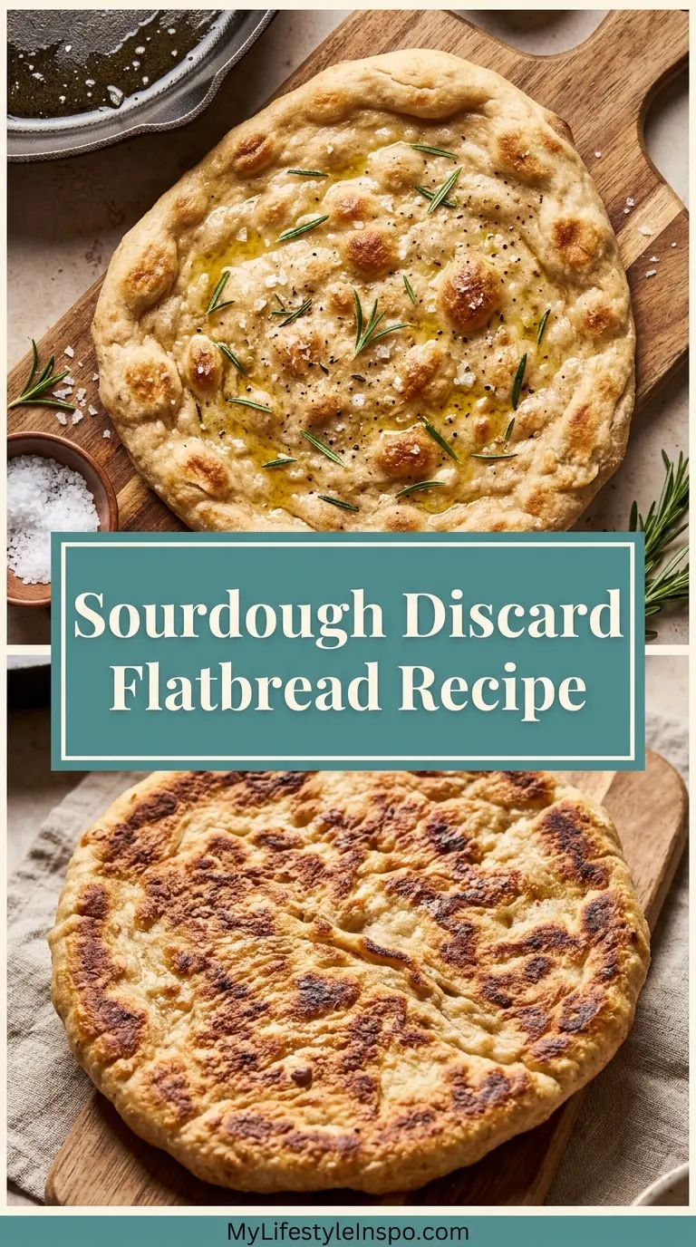 Sourdough Discard Flatbread Recipe