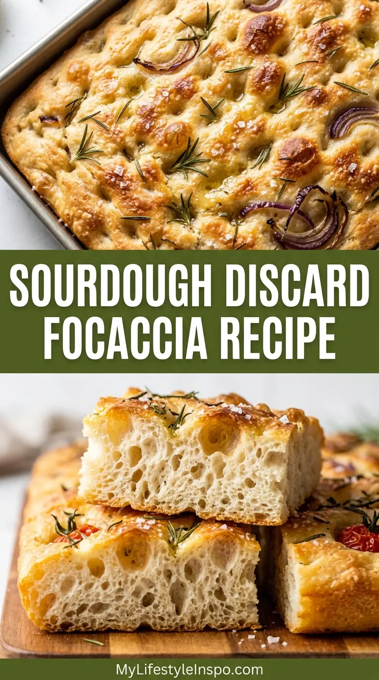 Sourdough Discard Focaccia Recipe