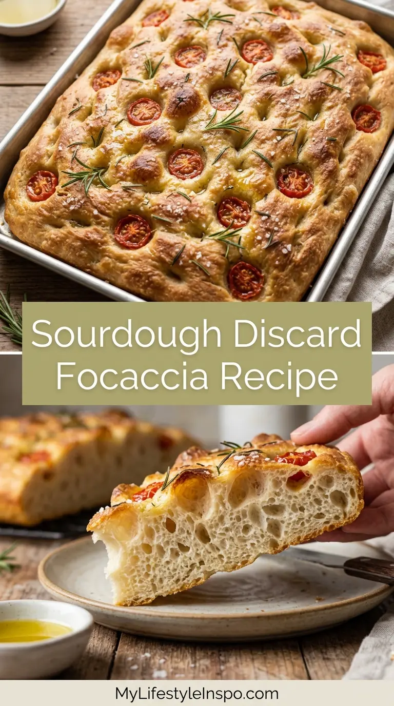 Sourdough Discard Focaccia Recipe