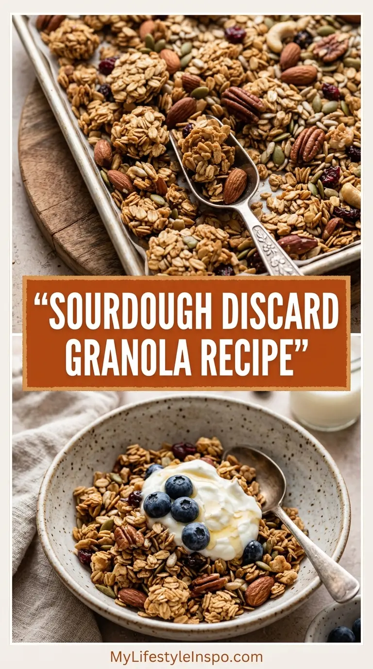 Sourdough Discard Granola Recipe