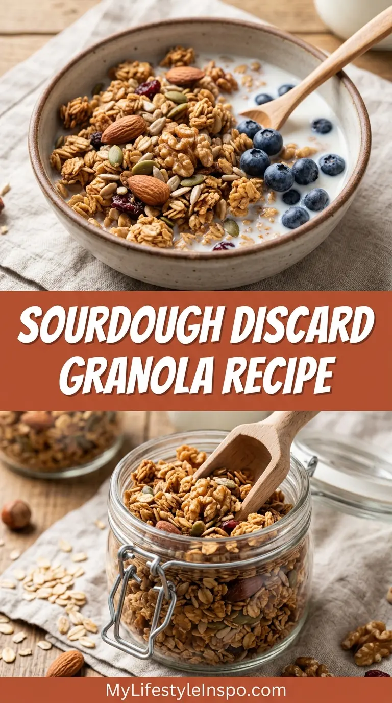Sourdough Discard Granola Recipe