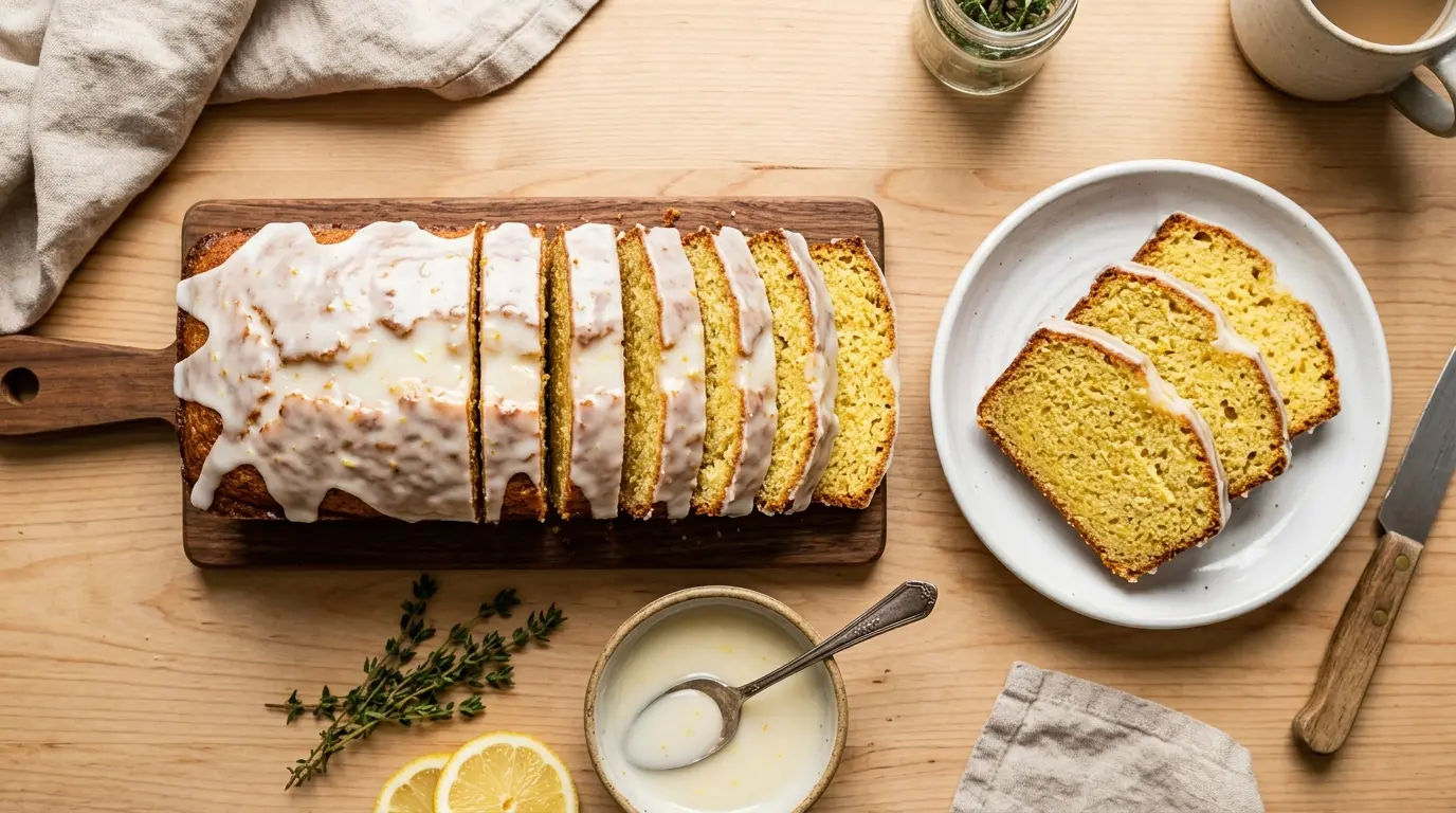 Sourdough Discard Lemon Loaf Recipe