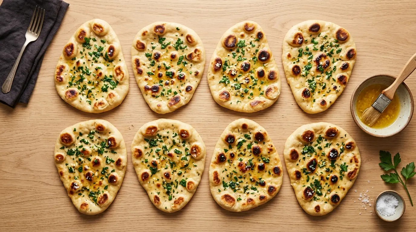 Sourdough Discard Naan Recipe