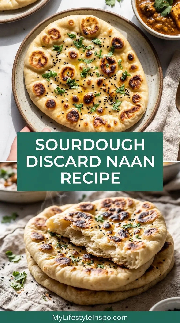 Sourdough Discard Naan Recipe