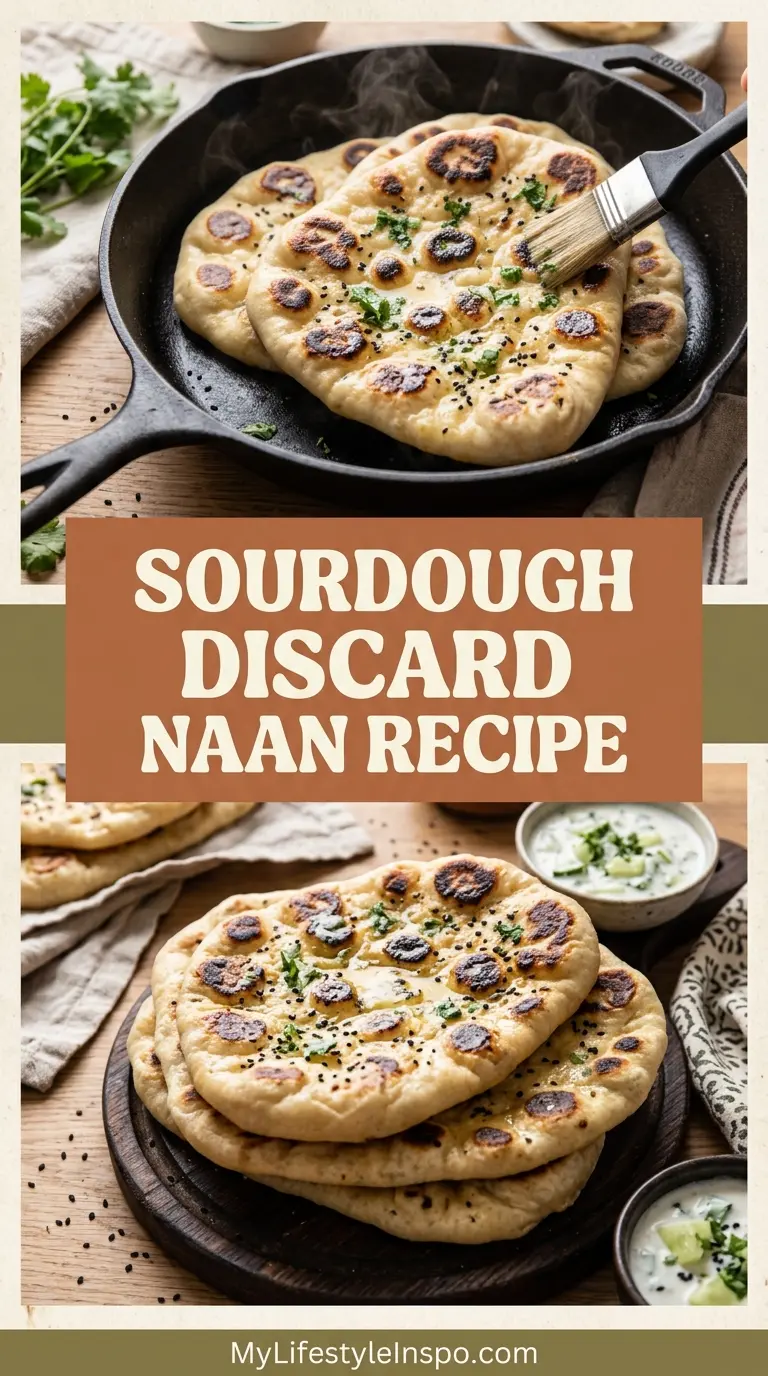 Sourdough Discard Naan Recipe
