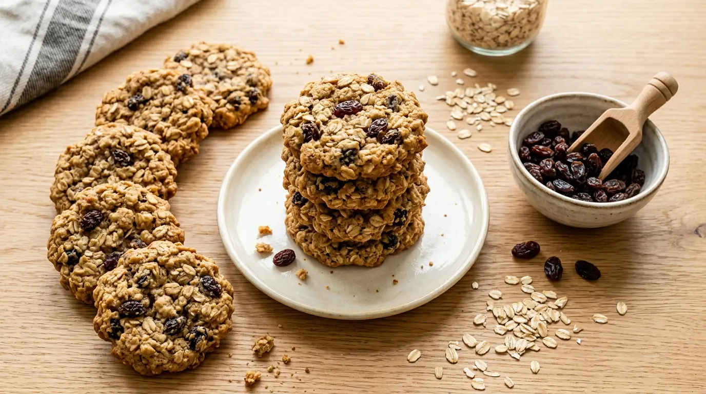 Sourdough Discard Oatmeal Cookies Recipe