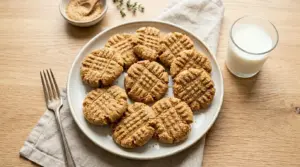 Sourdough Discard Peanut Butter Cookies Recipe