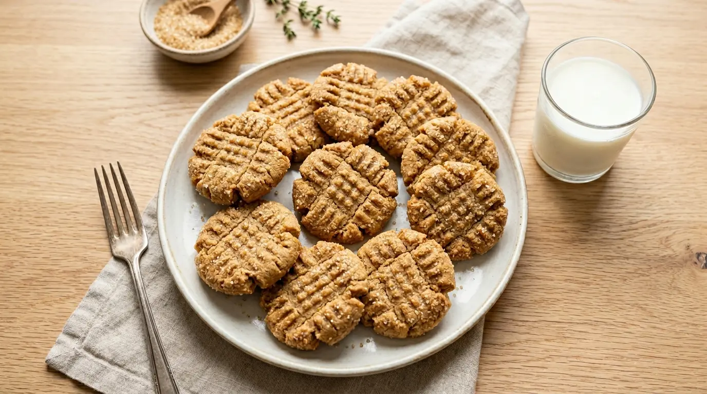 Sourdough Discard Peanut Butter Cookies Recipe