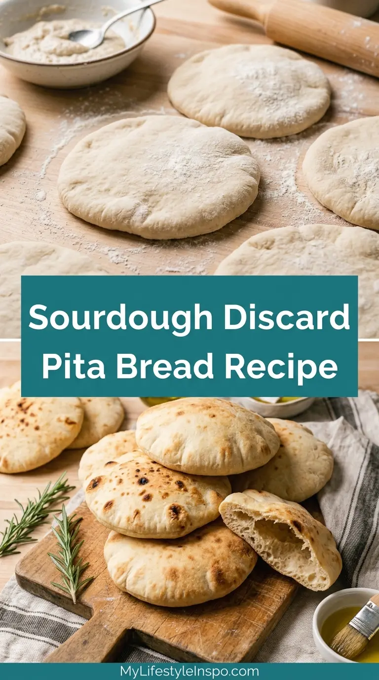 Sourdough Discard Pita Bread Recipe 