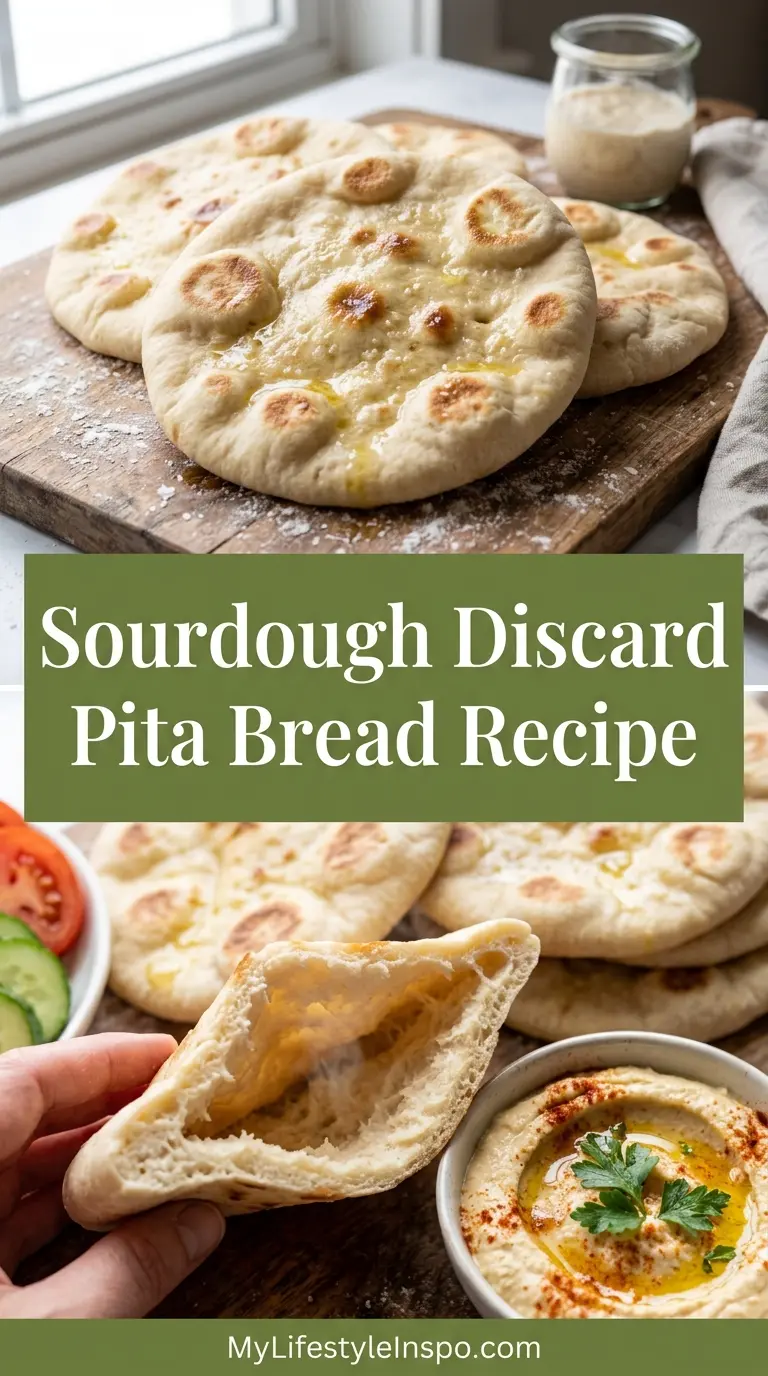 Sourdough Discard Pita Bread Recipe 