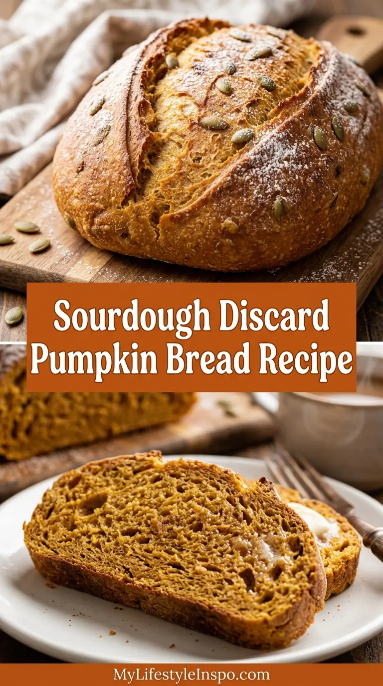 Sourdough Discard Pumpkin Bread Recipe