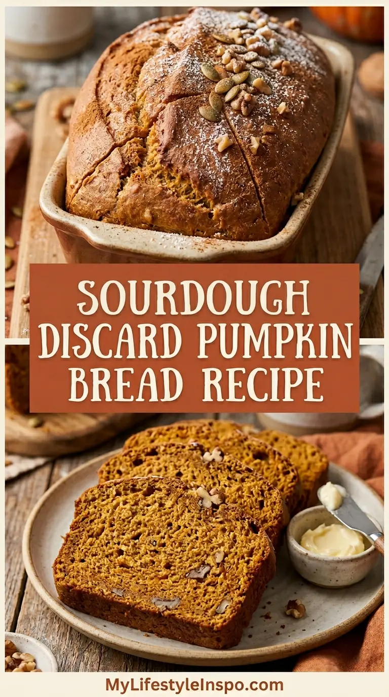 Sourdough Discard Pumpkin Bread Recipe