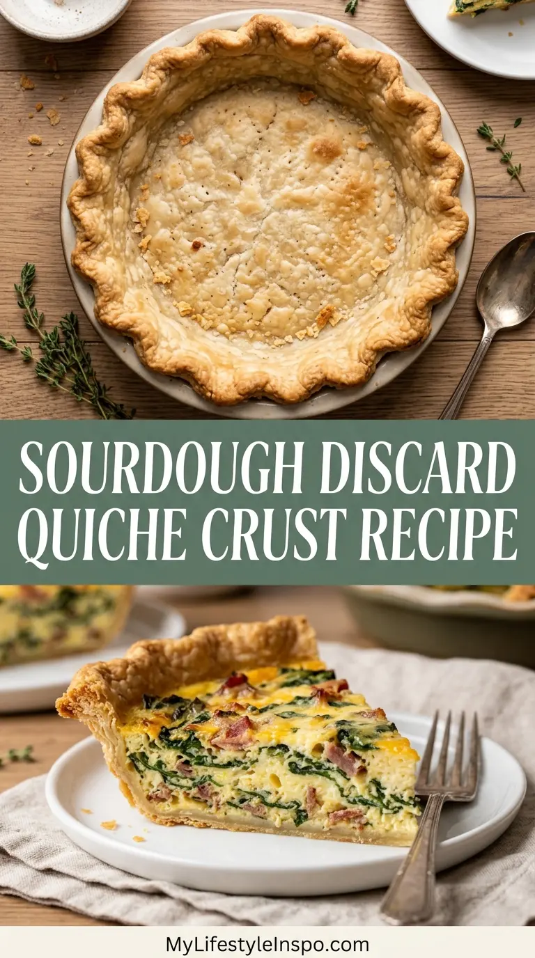 Sourdough Discard Quiche Crust Recipe