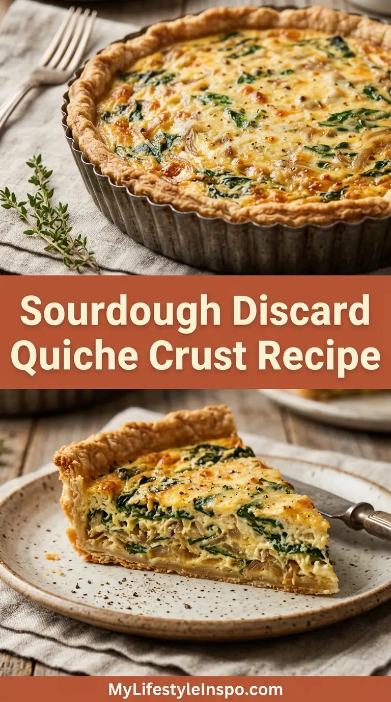 Sourdough Discard Quiche Crust Recipe